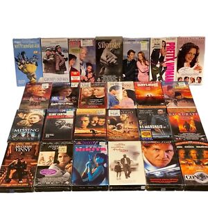 NEW/SEALED 25 VHS LARGE LOT CLASSIC Movies Action Drama Comedy Suspense Rom-Com