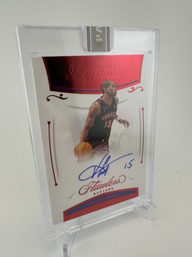 2020 Flawless Vince Carter One of One 1/1 Auto White Box Autograph LEG-VIN