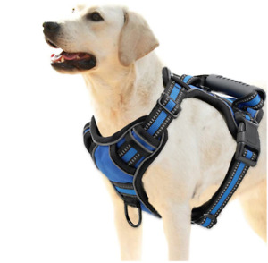 Dog Harness No Pull Breathable Reflective Vest with Handle For Small Large Dogs