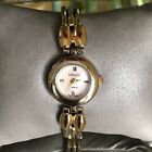 Vintage Forever Mother Of Pearl Dial Two Tone Analog Ladies Watch 6”1/2