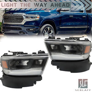 For 2019-2023 Dodge RAM 1500 Full LED w/DRL Reflector Headlight Right+Left Side (For: 2019 Ram)