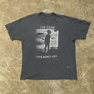 Vintage Thrashed 90s The Cure Boys Don’t Cry Three Imaginary Boys Band Shirt