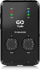 TC HELICON GO TWIN Black 2-channel Audio Interface From Japan