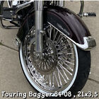 Touring 21x3.5 Fat Spoke Front Wheel for Harley Road King Street Glide 2000-2007 (For: Harley-Davidson)