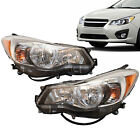 Left & Right Headlight Set For Subaru Impreza 2012-2016 & XV Crosstrek
