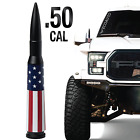 50 CAL BULLET ANTENNA FOR FORD, DODGE & RAM F150 F250 F350 ANTENNA AMERICAN FLAG