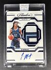JA MORANT 2022-23 PANINI FLAWLESS GAME USED JERSEY PATCH AUTO BLUE 2/3 GRIZZLIES