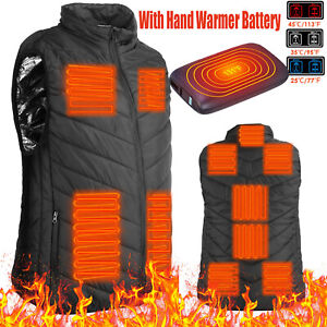 Heated Coat Winter Body Warm Electric USB Vest Jacket Men Women Thermal Heating
