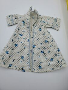 Handmade? Vintage Barbie Doll Size Robe Nightgown Dress Light Blue Colors Tlc