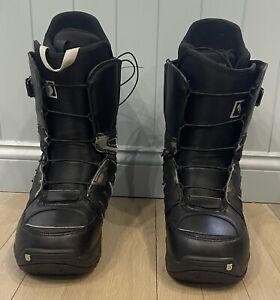 Burton Moto Imprint 1 Snowboard Boots Men's Size 10 Black Winter Sport