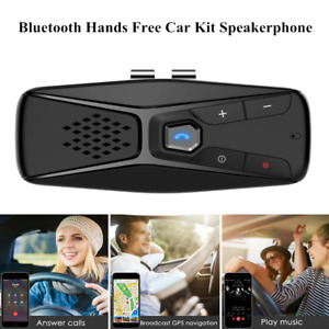 Bluetooth 5.0 Car Kit Speakerphone Hands Free Sun Visor Clip Loud Speaker Phone