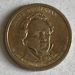 RARE James Buchanan (D) $1 GOLD Coin 1857-1861