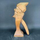 Vintage German DRECHSELSTUBE Carved Wooden GNOME Nutcracker 9
