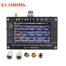 Mini1300 0.1-1300MHz HF VHF UHF SWR Antenna Analyzer Touch screen Meters