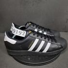 Adidas Superstar Shoes Mens Sz 12 Core Black White Sneakers Trainers