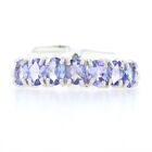 NEW Tanzanite Ring - Sterling Silver 925 Women's Size 8 Oval Cut 0.97ctw