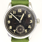 Vintage Record Watch Co GENF DH WW2 Watch Military German Army