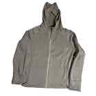 Spyder Full Zip Hooded Performance Sweatshirt Jacket Women's Size Large Gray