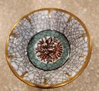 New ListingDahl Jensen Dj Copenhagen Denmark Crackle Glazed Porcelain Trinket Bowl