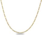 14K Yellow Gold 2MM Figaro Link Chain Necklace UNISEX Chain REAL GOLD