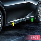 Chrome Door Body Skirts Molding Trims For Toyota Prius 2023 2024 Accessories (For: Toyota)