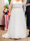 davids bridal wedding dress size 20