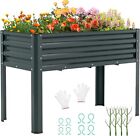SLSY Raised Garden Bed with Legs, 46×24×32in Raised Planter Box Herb Planter