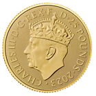 2023 U.K. 25 Pound Gold King Charles Coronation 1/4 oz BU