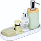 New ListingOval Silicone 9.8'' Bathroom Vanity Tray - Kitchen Sink Countertop Organizer - S