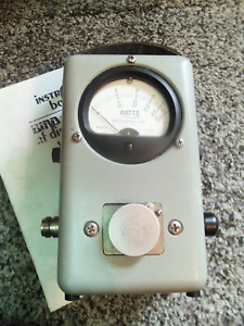 Bird 43 Thruline Wattmeter Watt Element Slug Reading Meter  PEP Peak Kit 2x 5x