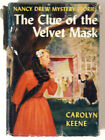 NANCY DREW #30 The CLUE of the VELVET MASK! Vintage 1954 FIRST Edition G&D HCDJ!