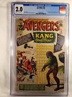 Avengers #8 - Marvel Comics 1964 CGC 2.0 1st appearance of Kang the Conqueror.