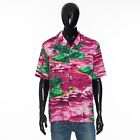 GUCCI 1100$ Bowling Shirt With Island Print In Multicolor Viscose
