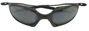 OAKLEY Romeo Sunglasses Black Iridium Lenses X-Metal Frame Rubber Authentic