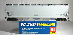 WALTHERS HO SCALE 60' NSC 5150 3-BAY COVERED HOPPER CRDX 910-7674