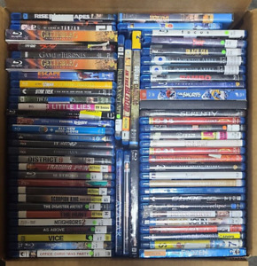 Wholesale lot of 65+ Blu-ray Movies - Assorted - Free Shipping
