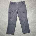 Duluth Trading Flex Fire Hose Cargo Pants Men’s 36x27 Gray Workwear Trim Fit