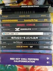 Rock 12 CD LOT. All Come In Jewel Or Slip Case With Artwork. Soundgarden Etc.