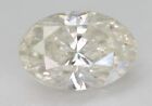 Certified 1.02 Carat G Color VS2 Oval Natural Enhanced Loose Diamond 7.88x5.45mm