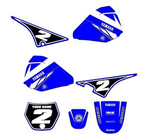 Yamaha PW 80 Graphics Years 1983 - 2020 PW80 DECO STICKERS DECALS BLUE -SEND MSG