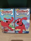 Clifford the big red dog Vhs lot. 2 kids movies. saves the day and Cleo