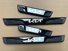 For NEW Kia Accessories Car Door Scuff Sill Cover Panel Step Protector Trims X4 (For: 2019 Kia Soul)