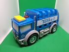Blue Tonka mighty force recycling trash truck with realistic lights and sounds