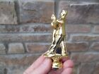 New Old Stock Dancing Wedding Gold Trophy Finial Award Love Couple Anniversary