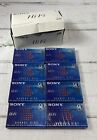 Sony 90 Minute Blank Audio Cassette Tapes Hi Fi Normal Bias Type 1 Lot of 8 NEW