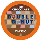 Double Donut Hot Chocolate Pods for Keurig K Cups Brewers, 24 Count