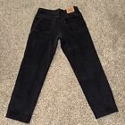 Levi's 550 Mens Black jeans Made in USA 38x32 Vintage 90s