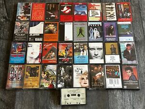 1980's Pop New Wave Cassette Tape 33pc Lot Collection Classic Albums GREAT DEAL