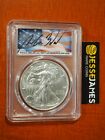 2021 SILVER EAGLE PCGS MS70 FLAG PAUL BALAN SIGNED FIRST DAY OF ISSUE FDI TYPE 1