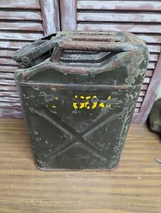 US Army WW2 Q.M.C. / USA 1942 Jerry Can Rare 1st Pattern Water Can NESCo